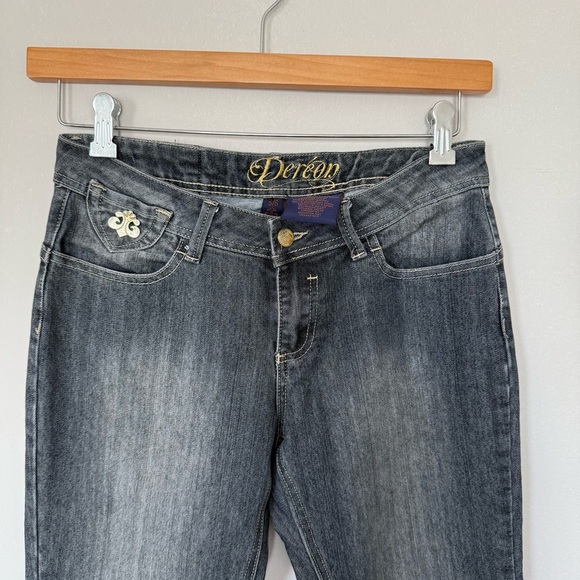 Dereon Charcoal Flare Jeans - Picture 2 of 8